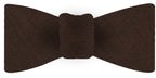 {[en]:Chocolate Wool/Silk Bow Tie