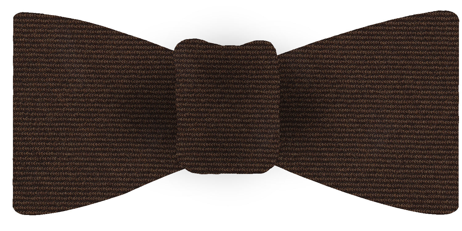 {[en]:Chocolate Wool/Silk Bow Tie
