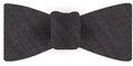 {[en]:Charcoal Gray Wool/Silk Bow Tie