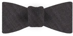 {[en]:Charcoal Gray Wool/Silk Bow Tie