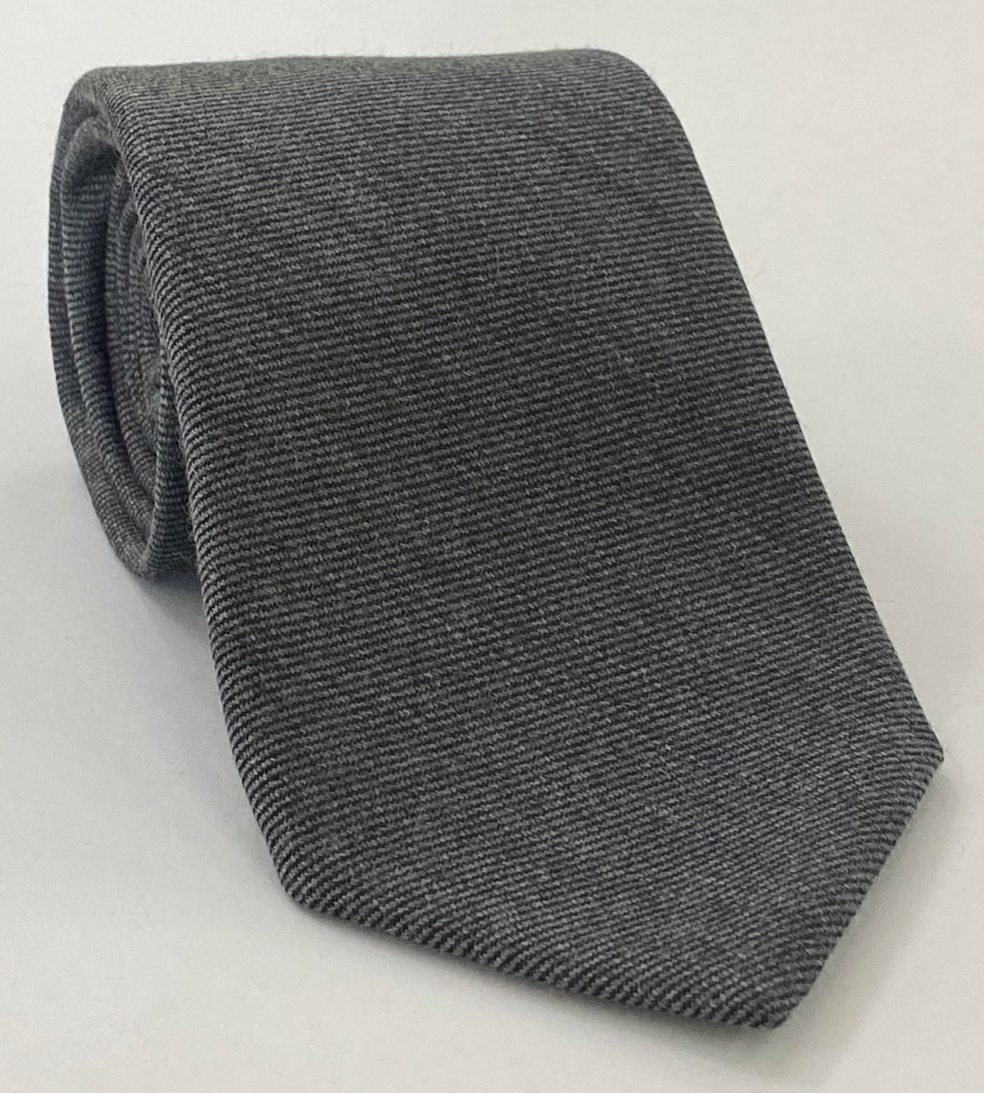 Charcoal Gray Wool/Silk Tie GWST-5
