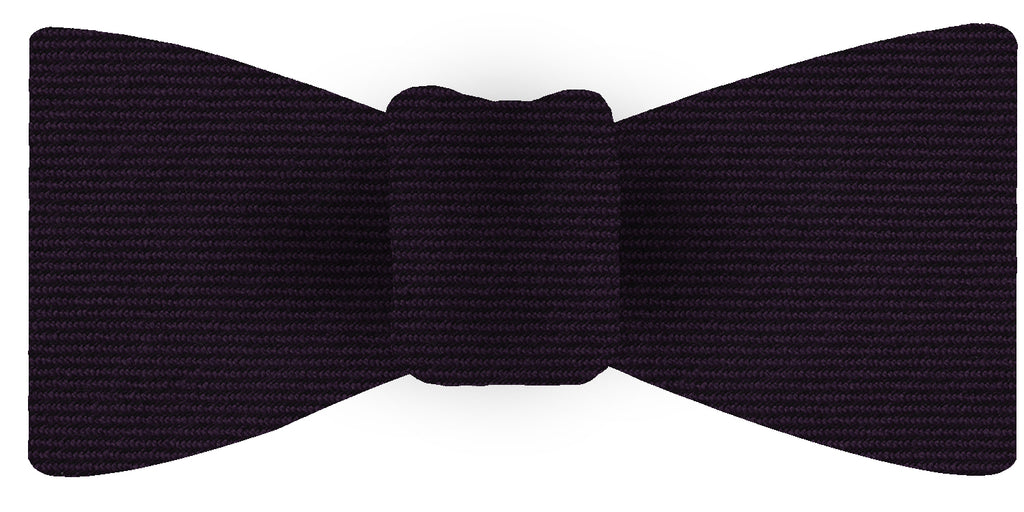{[en]:Purple Wool/Silk Bow Tie