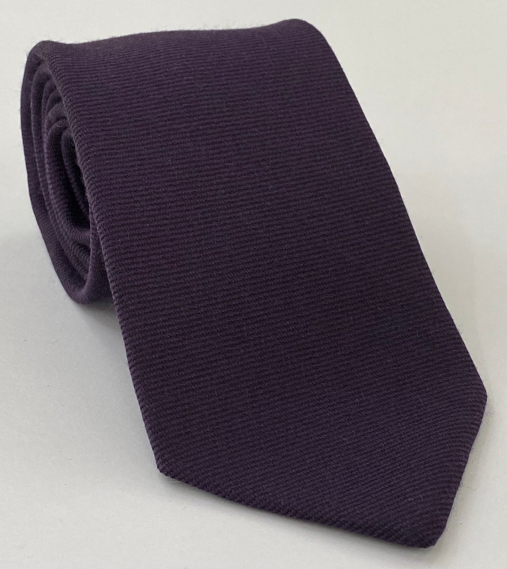 Purple Wool/Silk Tie GWST-6