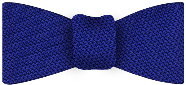Royal Blue Grenadine Fina Silk Bow Tie #GFBT-14