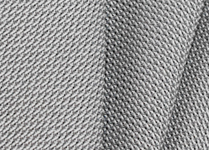 {[en]:Charcoal Gray/Silver Grenadine Fina Silk Pocket Square