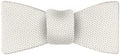 White Grenadine Fina Silk Bow Tie GFBT-24