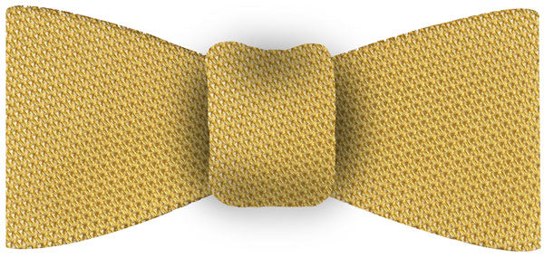 Corn Yellow Grenadine Fina Silk Bow Tie #GFBT-27