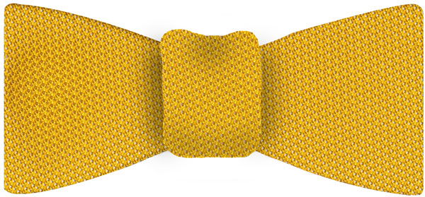 Yellow Gold Grenadine Fina Silk Bow Tie #GFBT-29