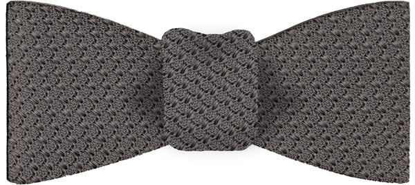 {[en]:Gray Prometeo Grenadine Silk Bow Tie