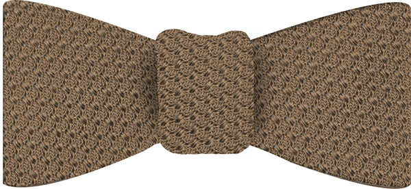 {[en]:Light Brown Prometeo Grenadine Silk Bow Tie