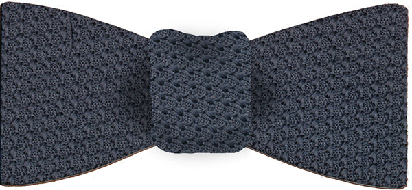 {[en]:Slate Blue Prometeo Grenadine Silk Bow Tie