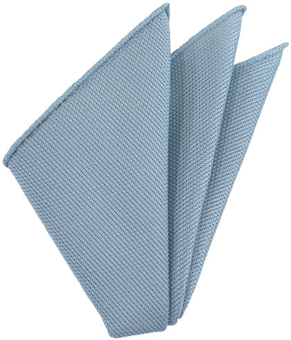 {[en]:Sky Blue Piccola Grenadine Silk Pocket Squares