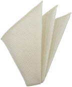{[en]:White Piccola Grenadine Silk Pocket Squares
