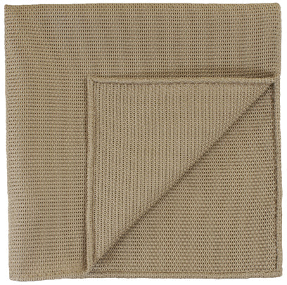{[en]:Cream Piccola Grenadine Silk Pocket Squares