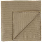 {[en]:Cream Piccola Grenadine Silk Pocket Squares