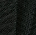 {[en]:Black Piccola Grenadine Silk Pocket Square