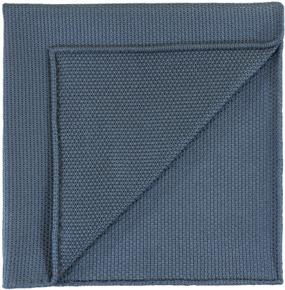 {[en]:Slate Blue Piccola Grenadine Silk Pocket Squares