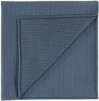 {[en]:Slate Blue Piccola Grenadine Silk Pocket Squares