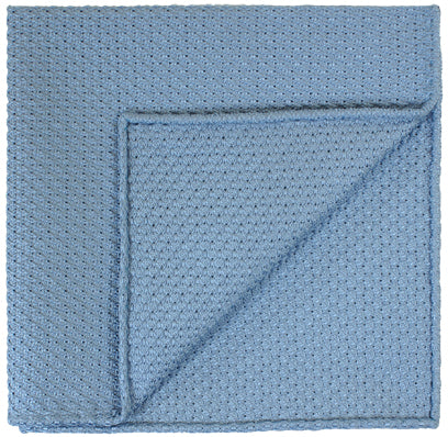 {[en]:Power Blue Prometeo Grenadine Silk Pocket Square