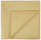 {[en]:Corn Yellow Prometeo Grenadine Silk Pocket Square