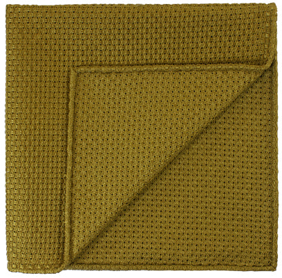 {[en]:Dark Sienna Prometeo Grenadine Silk Pocket Square