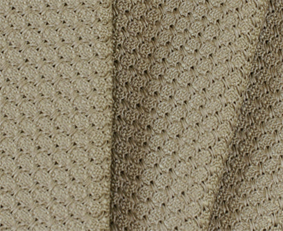 {[en]:Tan Prometeo Grenadine Silk Pocket Square