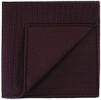 {[en]:Reddish Purple Prometeo Grenadine Silk Pocket Square