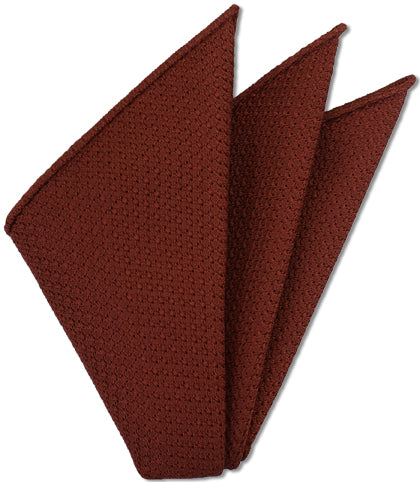 {[en]:Brick Prometeo Grenadine Silk Pocket Square