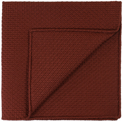{[en]:Brick Prometeo Grenadine Silk Pocket Square
