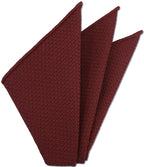 {[en]:Medium Red Prometeo Grenadine Silk Pocket Square