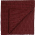 {[en]:Medium Red Prometeo Grenadine Silk Pocket Square
