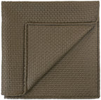 {[en]:Light Brown Prometeo Grenadine Silk Pocket Square
