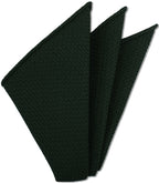 {[en]:Forest Green Prometeo Grenadine Silk Pocket Square