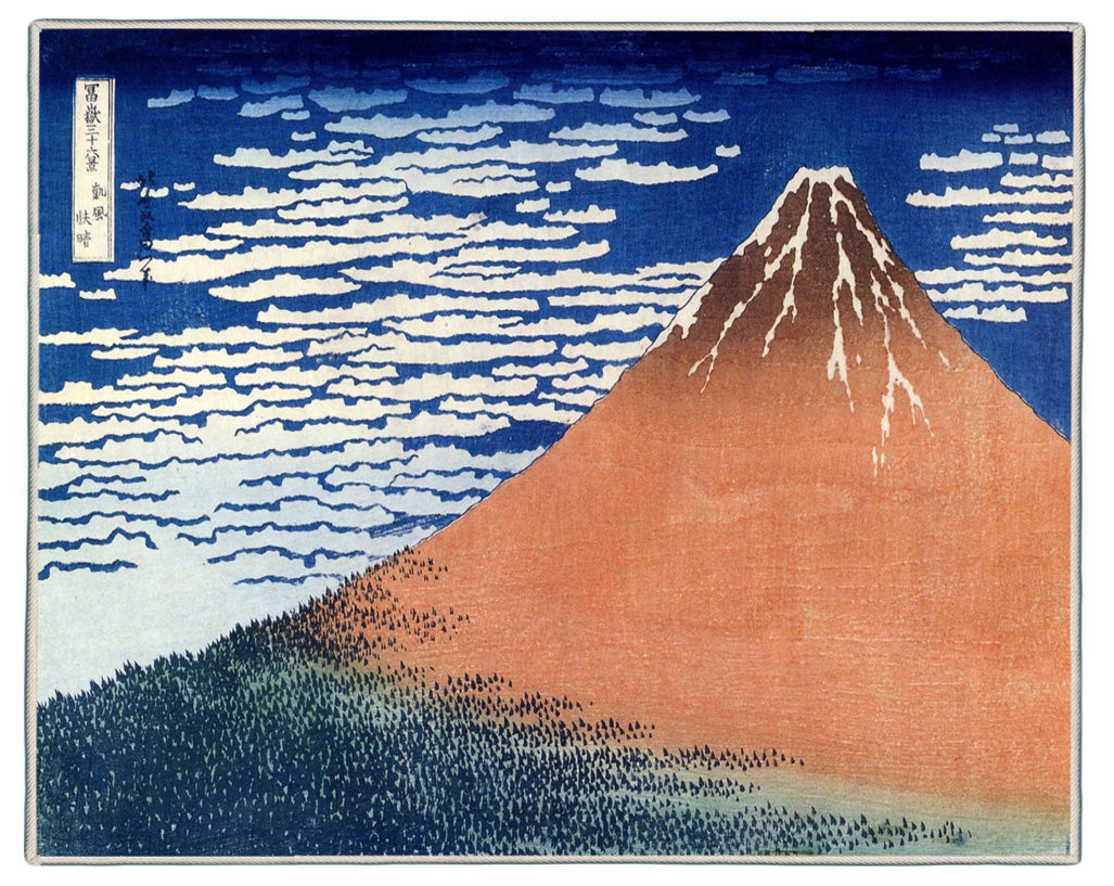 {[en]:Mount Fuji Hokusai Print Pocket Rectangle