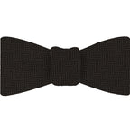 {[en]:Bitter Chocolate Herringbone Silk Bow Tie