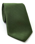 Forest Green Herringbone Silk Tie HBT-11