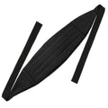 {[en]:Classic Cummerbund with Midnight Blue Faille Solid Silk Ribbon