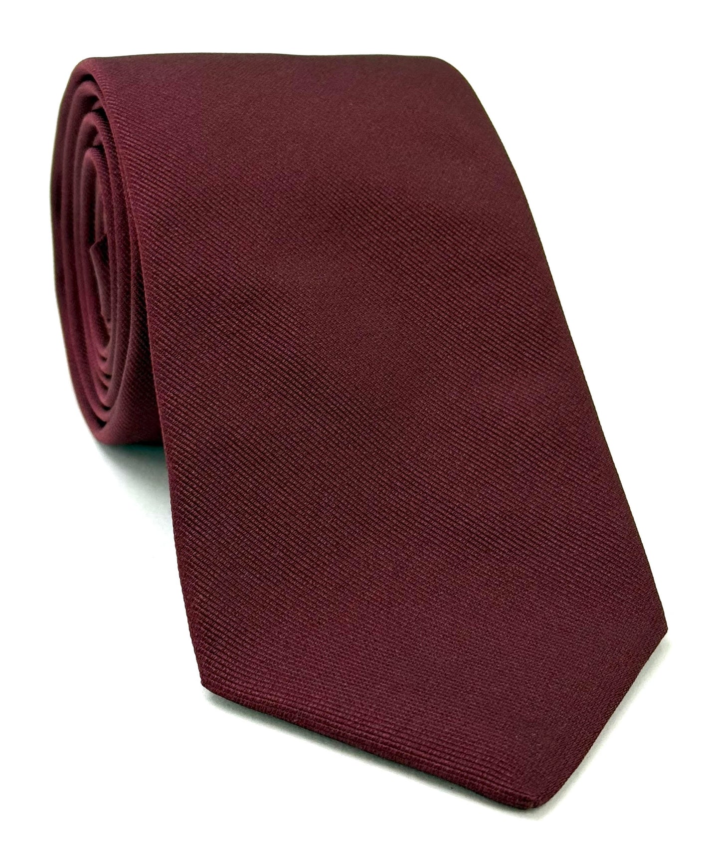 Dark Red Faille Silk Tie IFAT-7