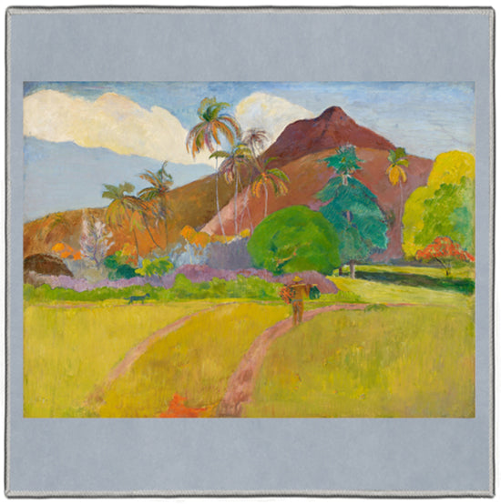 {[en]:Gauguin Tahitian Landscape 1891 Pocket Square