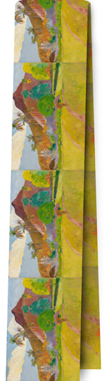 {[en]:Gauguin Tahitian Landscape 1891 Scarf