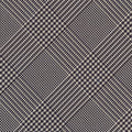 {[en]:Midnight Blue & White Prince Of Wales Silk Pocket Square