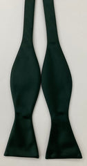 Forest Green Satin Silk Bow Tie ISABT-15