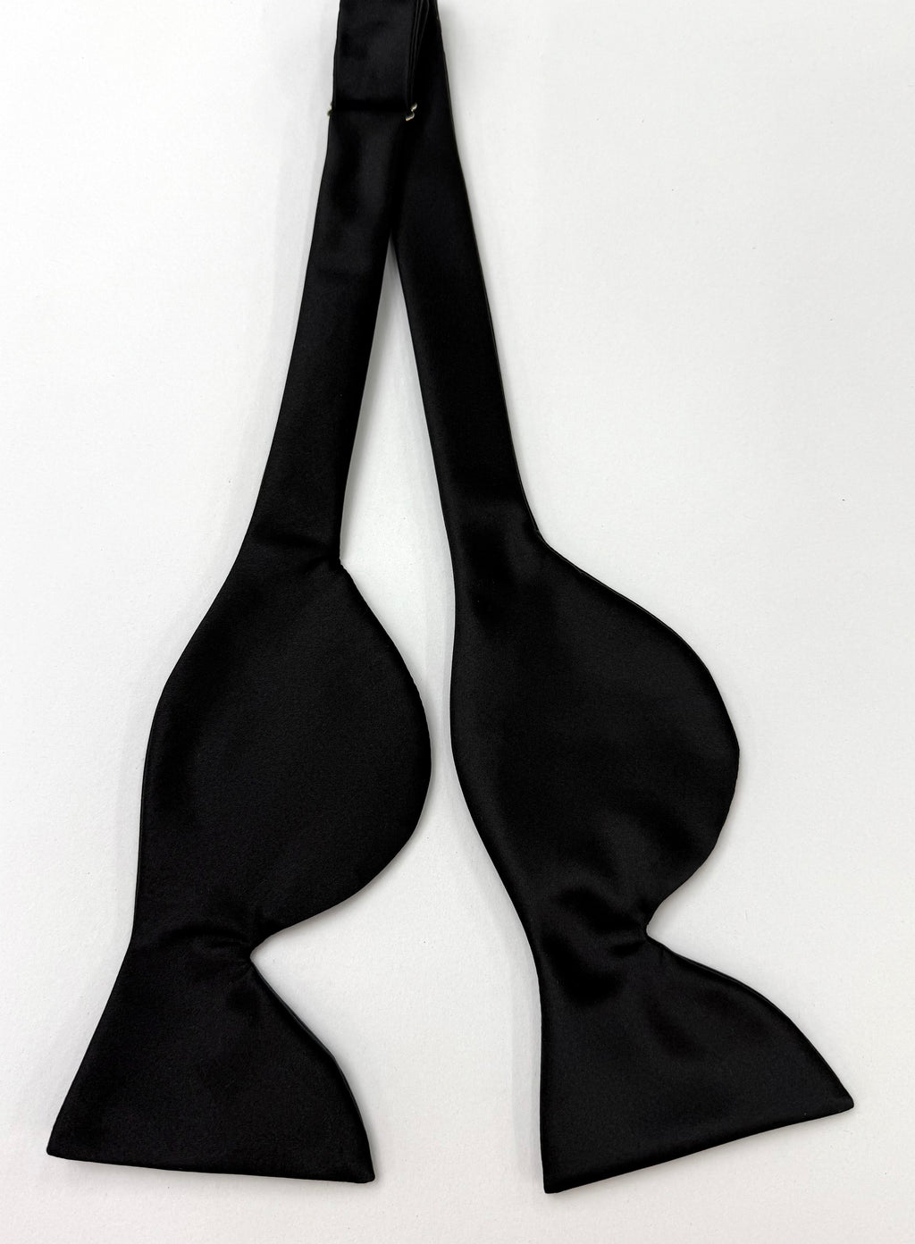 Black Satin Silk Bow Tie ISABT-5