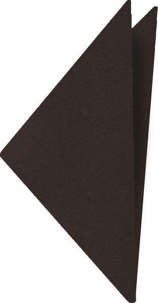 Dark Chocolate Satin Silk Pocket Square