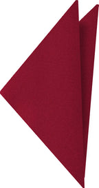 {[en]:Red Satin Silk Pocket Square