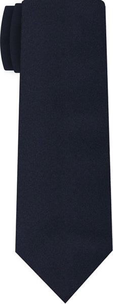 {[en]:Dark Navy Blue Satin Silk Tie