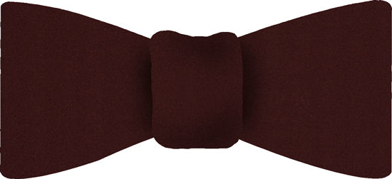 {[en]:Burgundy Satin Silk Bow Tie