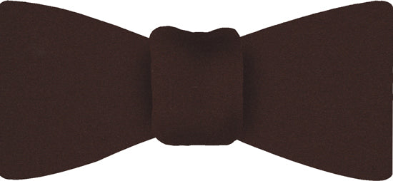 {[en]:Chocolate Satin Silk Bow Tie