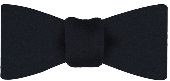 {[en]:Dark Navy Blue Satin Silk Bow Tie