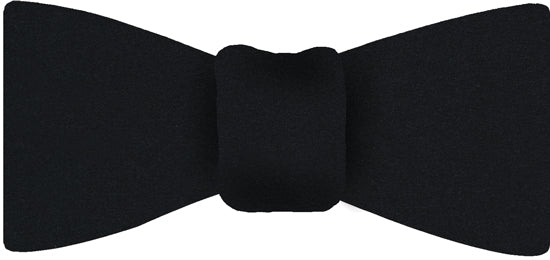 {[en]:Midnight Blue Satin Silk Bow Tie